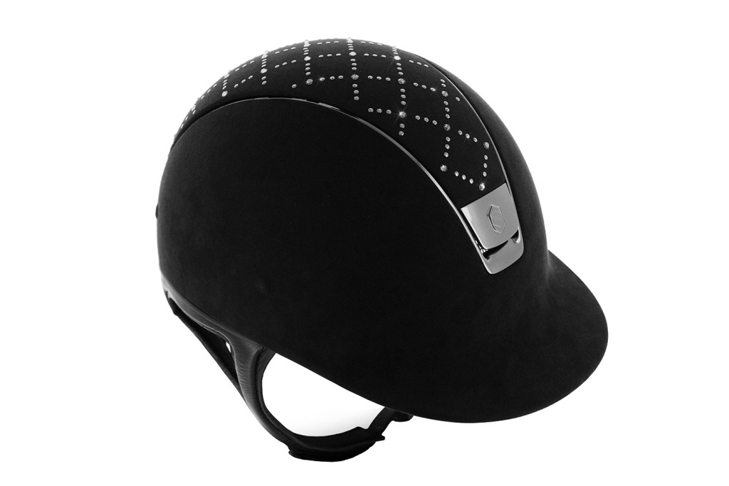 kask-premium-lozenge-swarovski-czarny