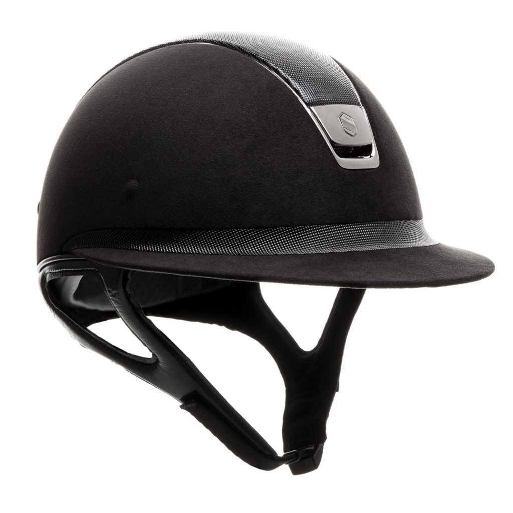 kask-miss-shield-premium-shimmer-top-shimmer-band-srebrny-chrom-czarny